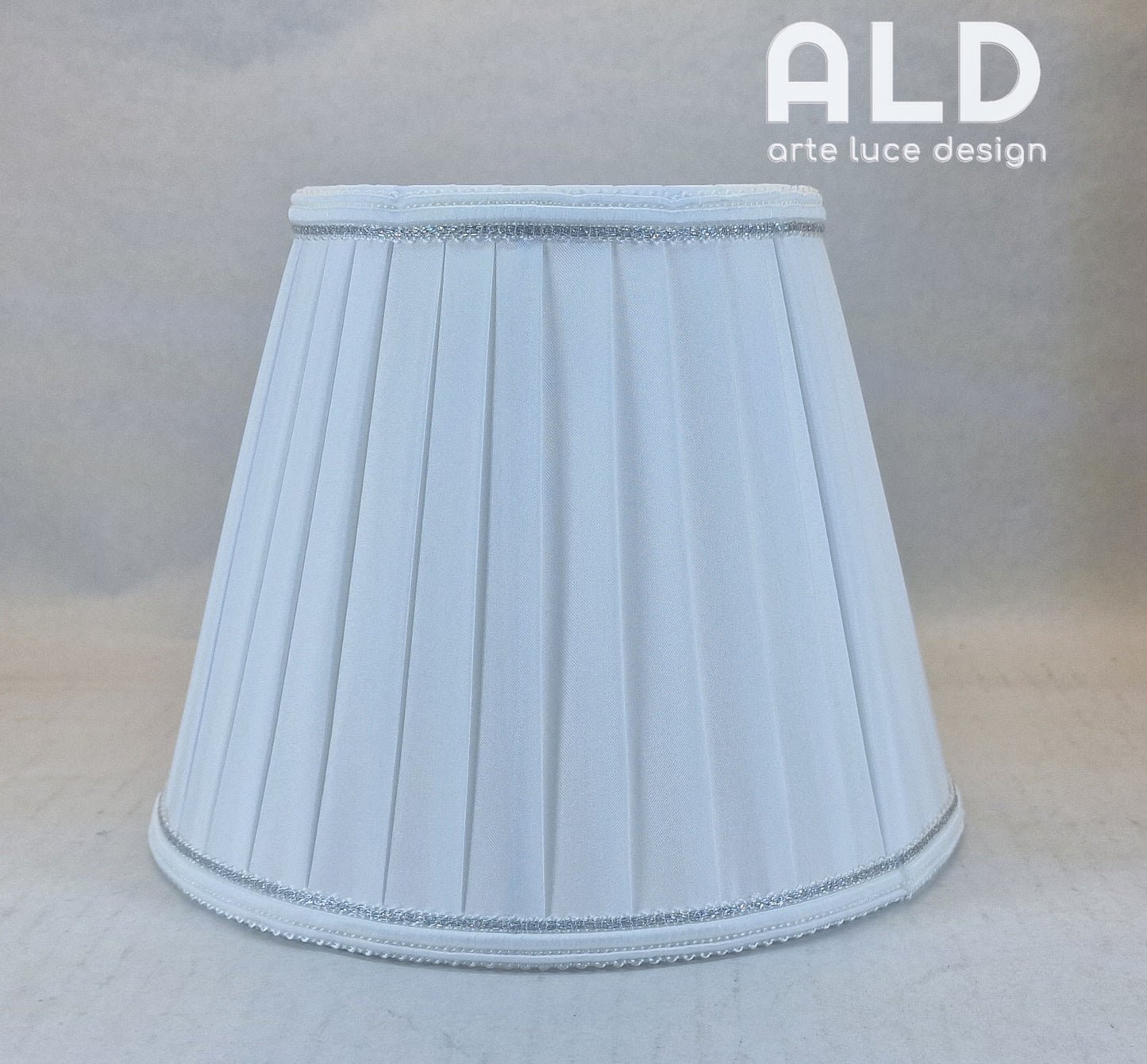 Paralume da ricambio in tessuto bianco per lampada abatjour lume lampadario e14