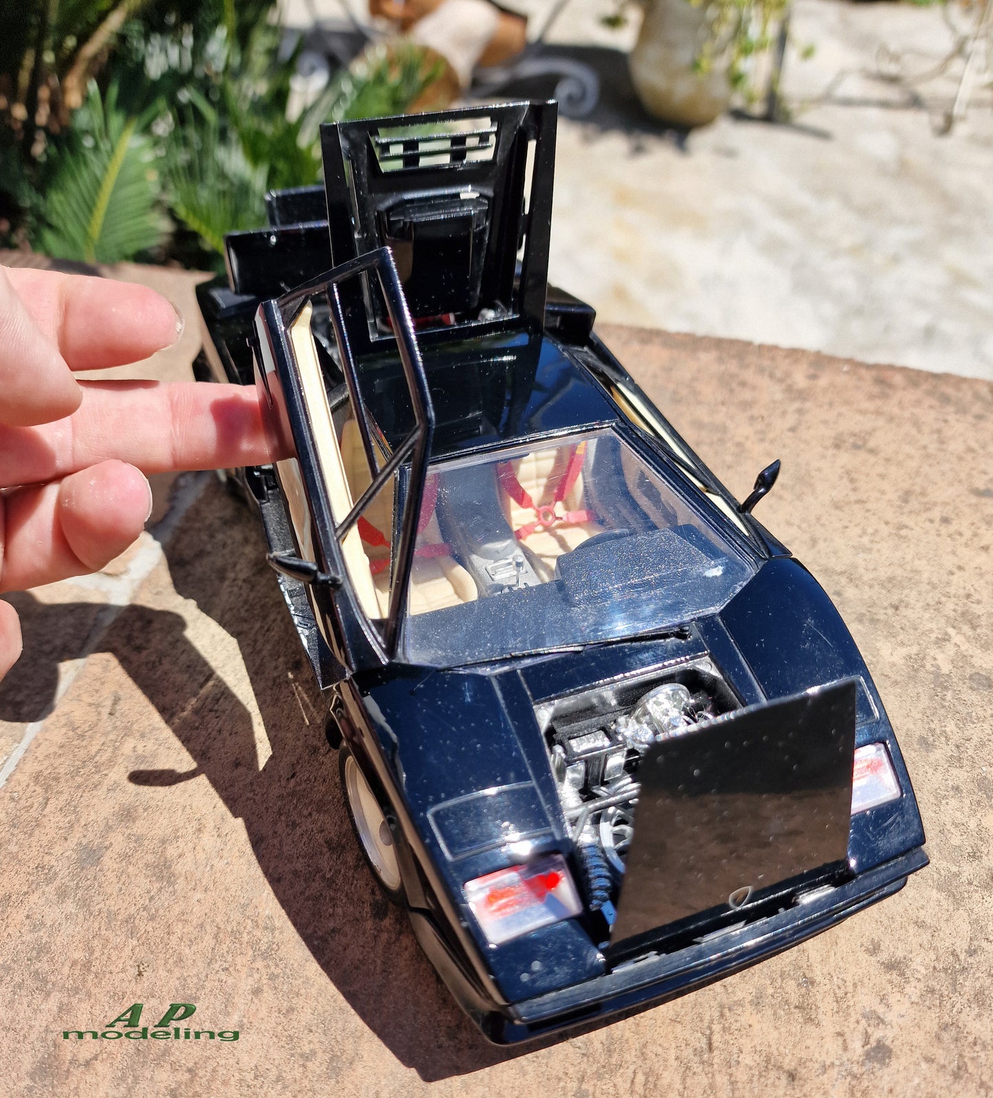 modellino auto scala 1/18 lamborghini countach modellini della bburago usati