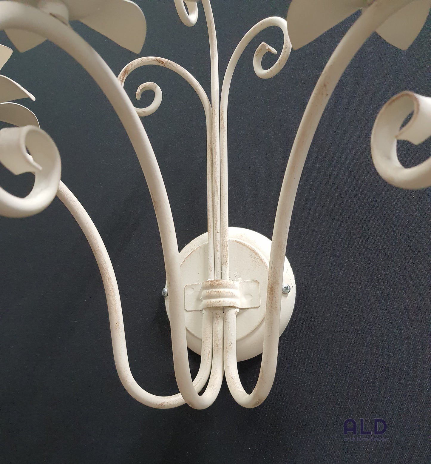 Applique da ingresso a 3 luci stile shabby chic lampada da parete classica e14