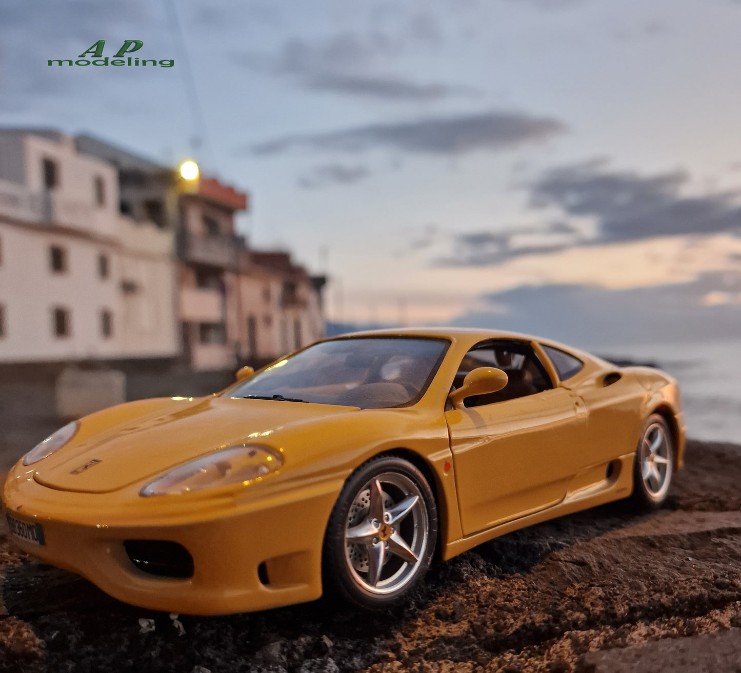 modellino auto scala 1/18 ferrari 360 modena modellini da collezione bburago