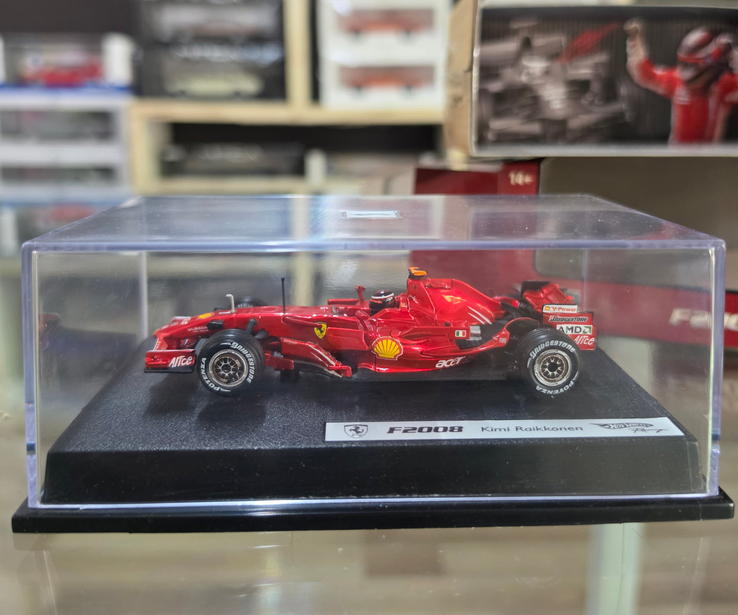modellino auto Formula 1 scala 1/43 Ferrari Kimi Raikkonen della Hot Wheel