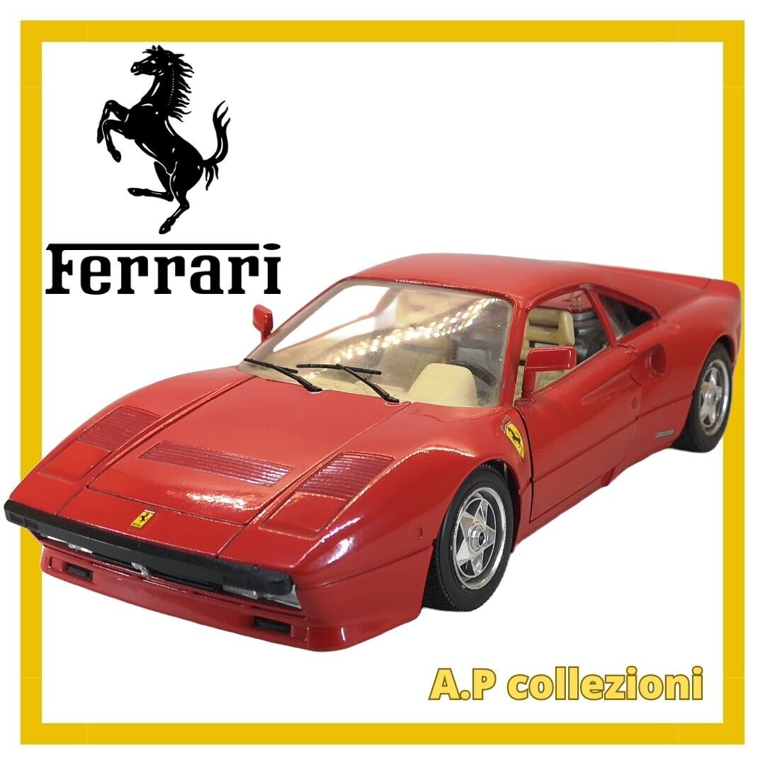 modellino auto 1 18 Ferrari 288 GTO macchinine vintage da collezione B arte e luce designers