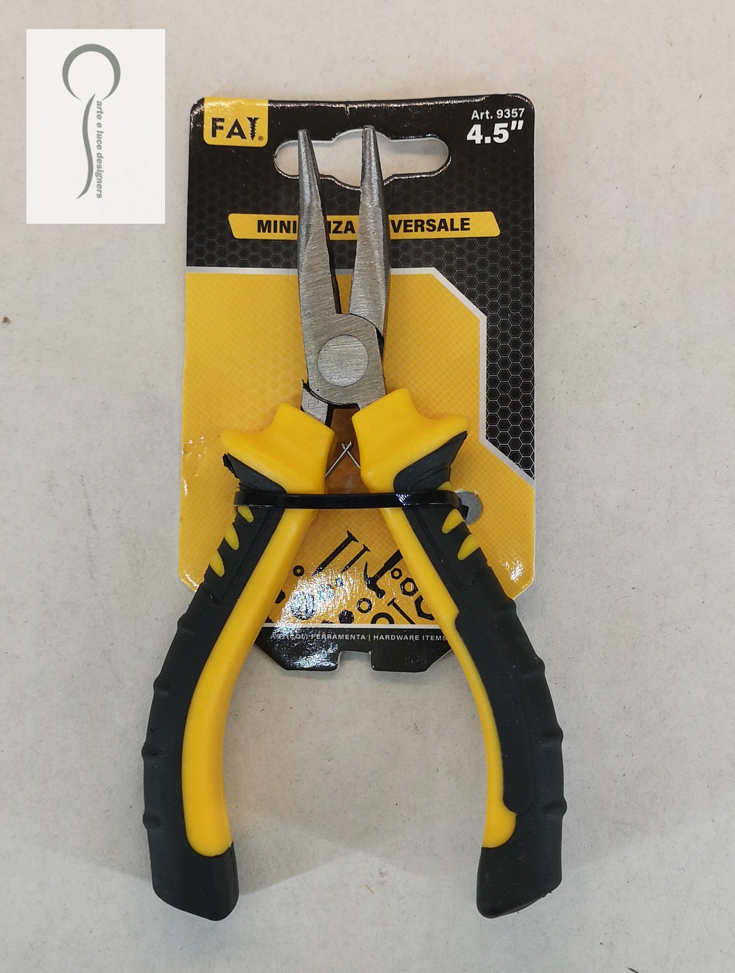 Mini pinza di precisione da 4.5 a becco lungo per modellismo hobbista bricolage