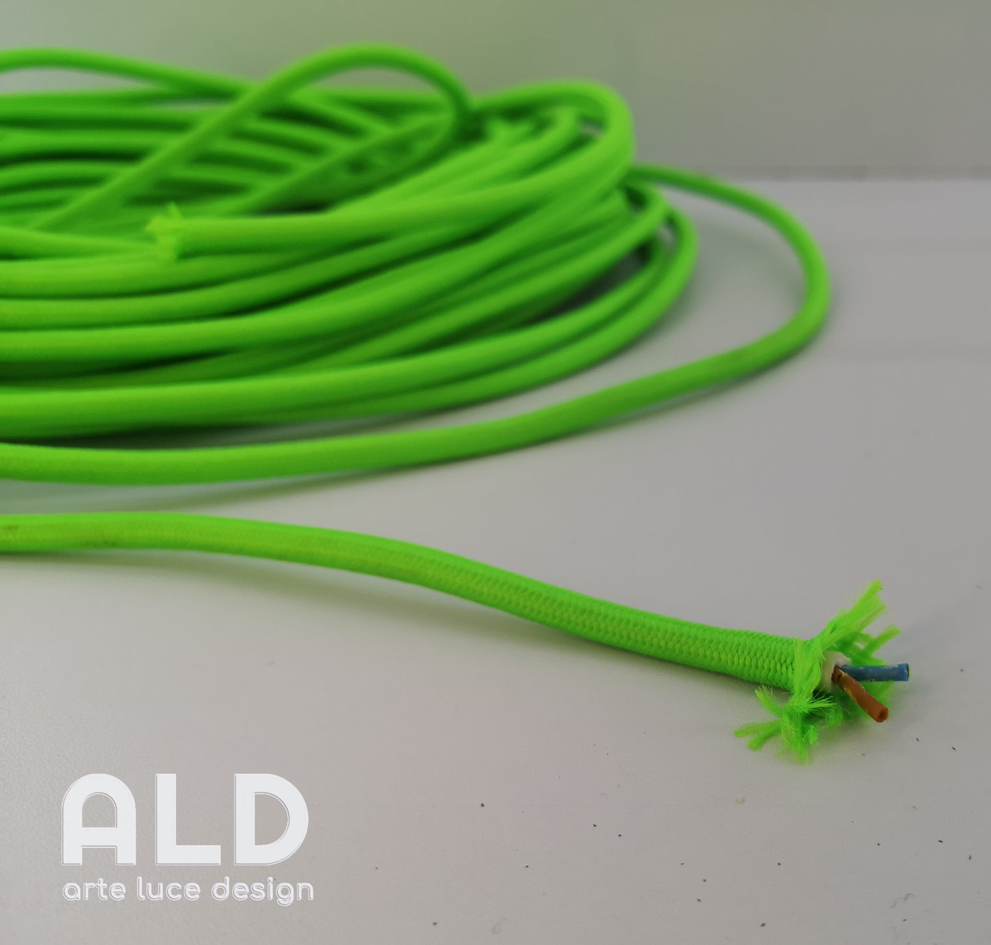 Cavo bipolare in tessuto colorato ricambio fai da te elettrico per lampadario