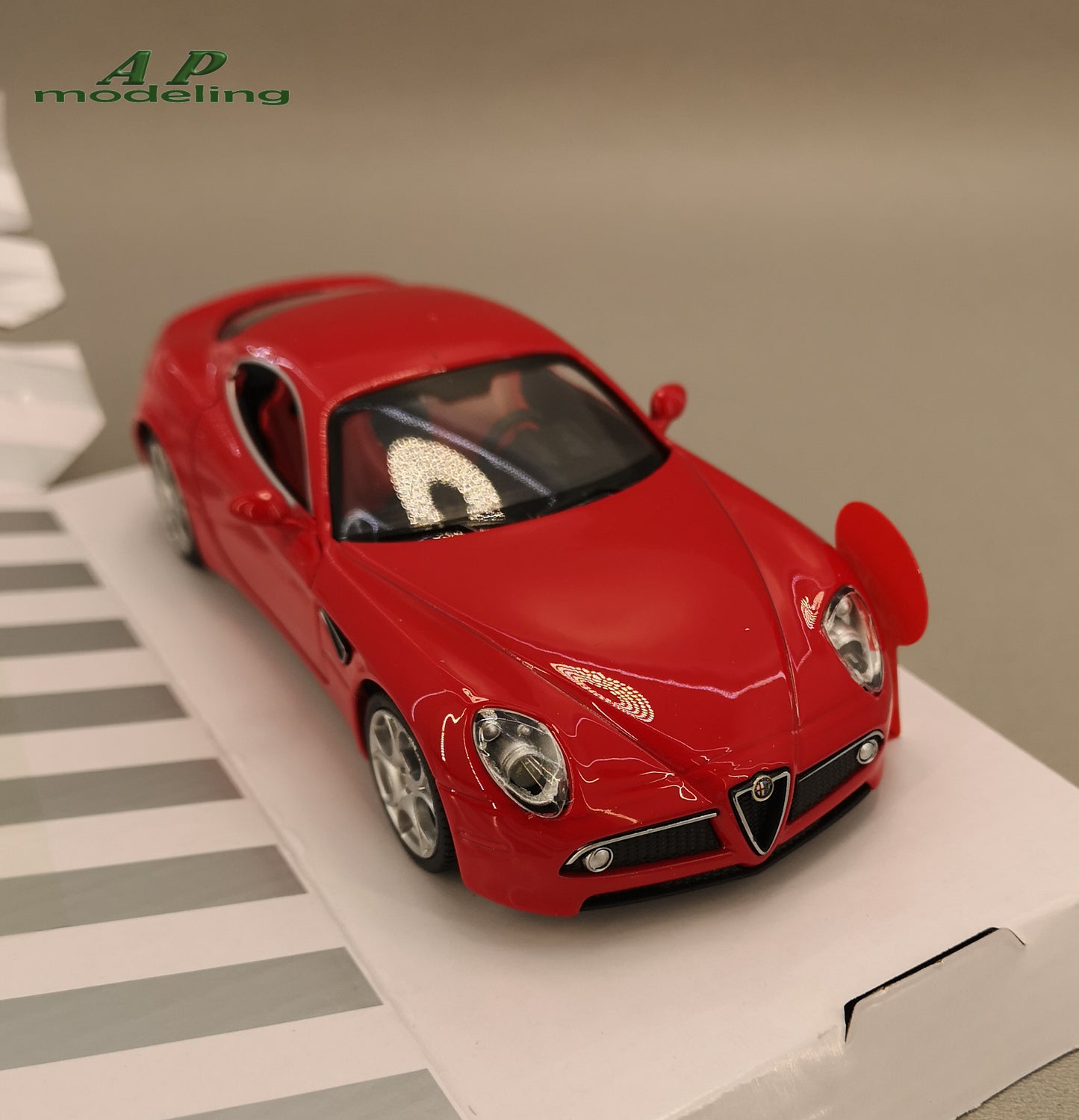 modellino auto scala 1/32 alfa romeo 8c competizione modellini da collezione