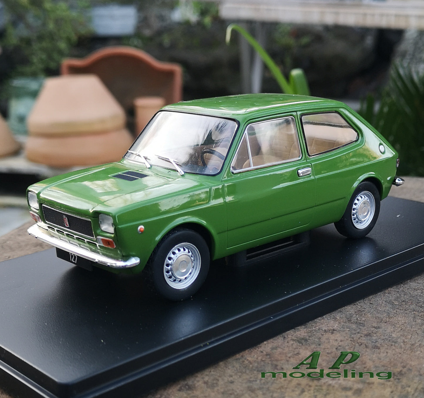 modellino auto scala 1/24 fiat 127 del 1971 modellini die cast da collezione
