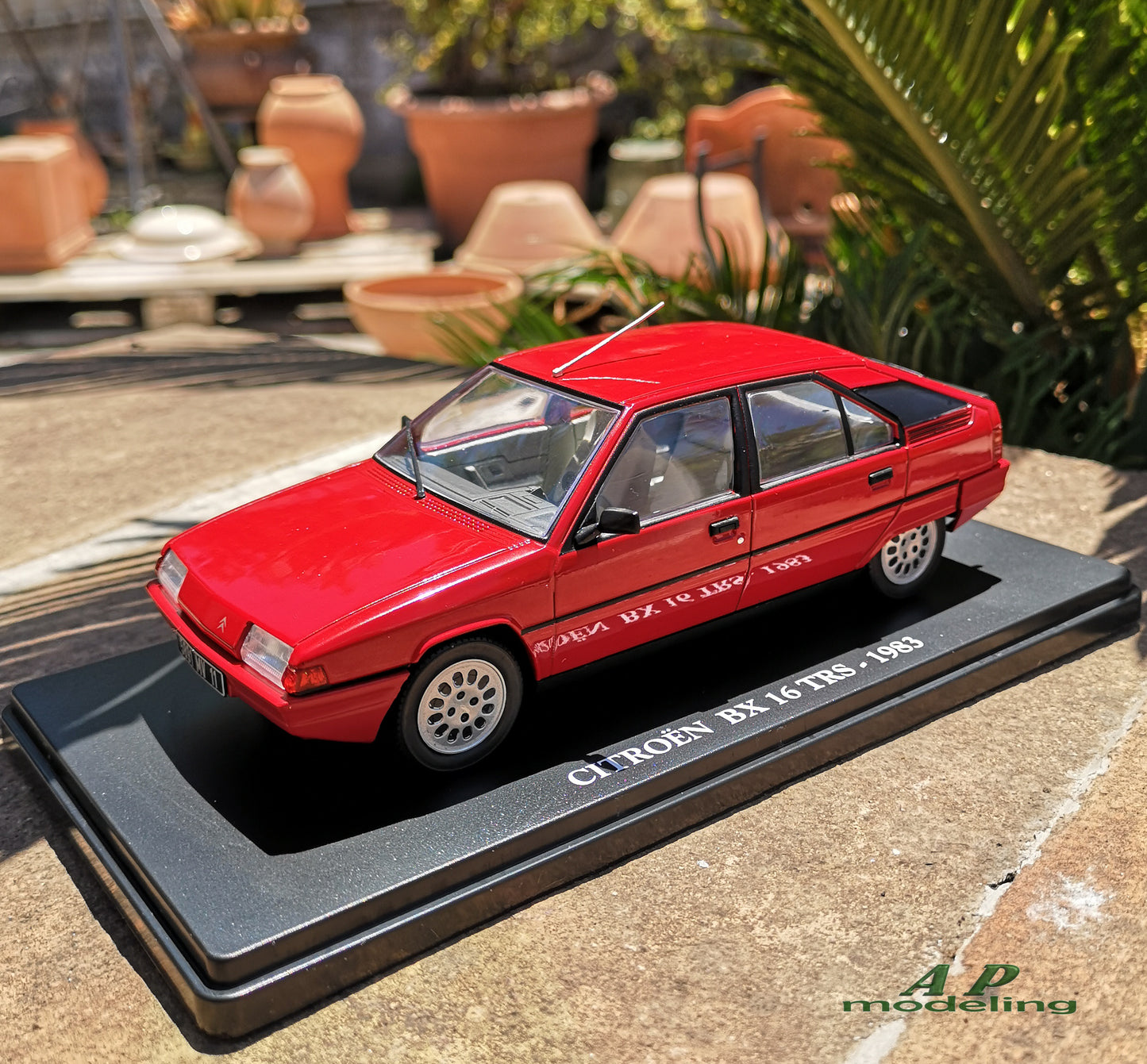 modellino auto scala 1/24 citroen bx 16 trs del 1983 modellini vintage usato