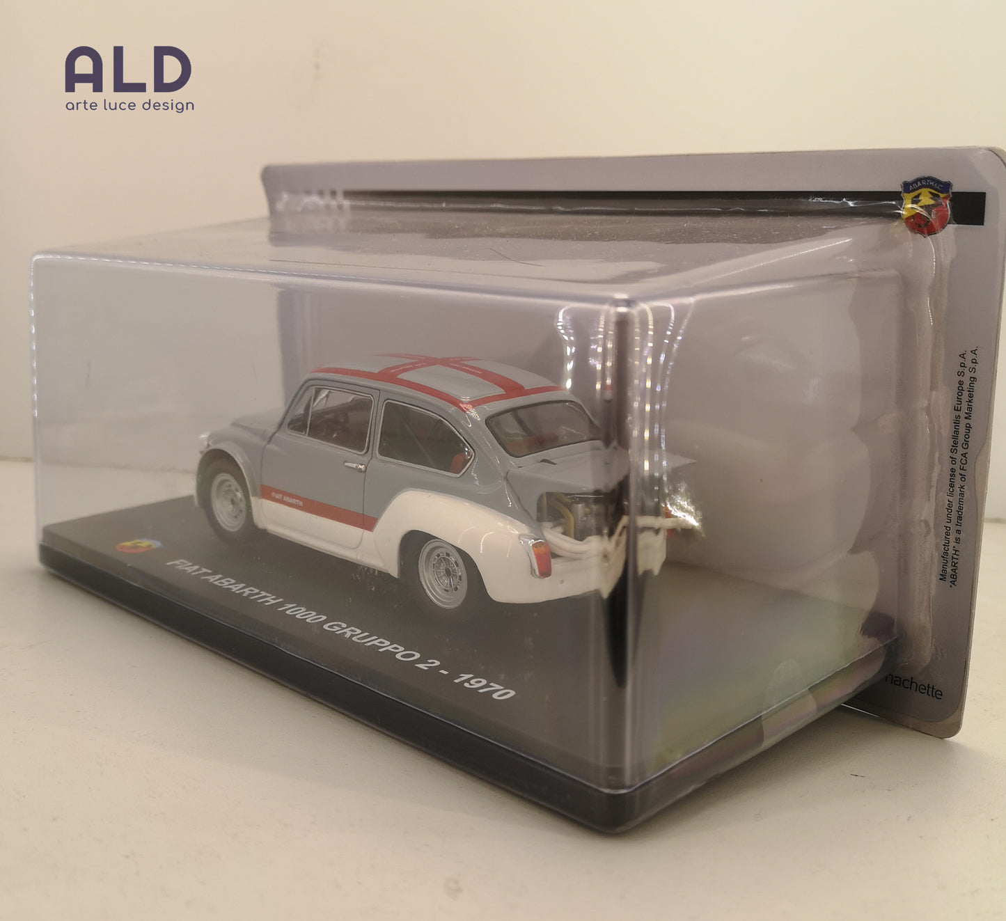 modellino auto scala 1/24 fiat 600 abarth 1000 gruppo 2 del 1970 modellini