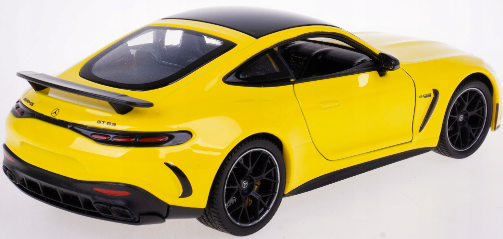 modellino auto scala 1/24 Mercedes AMG GT63 gialla modellini della welly