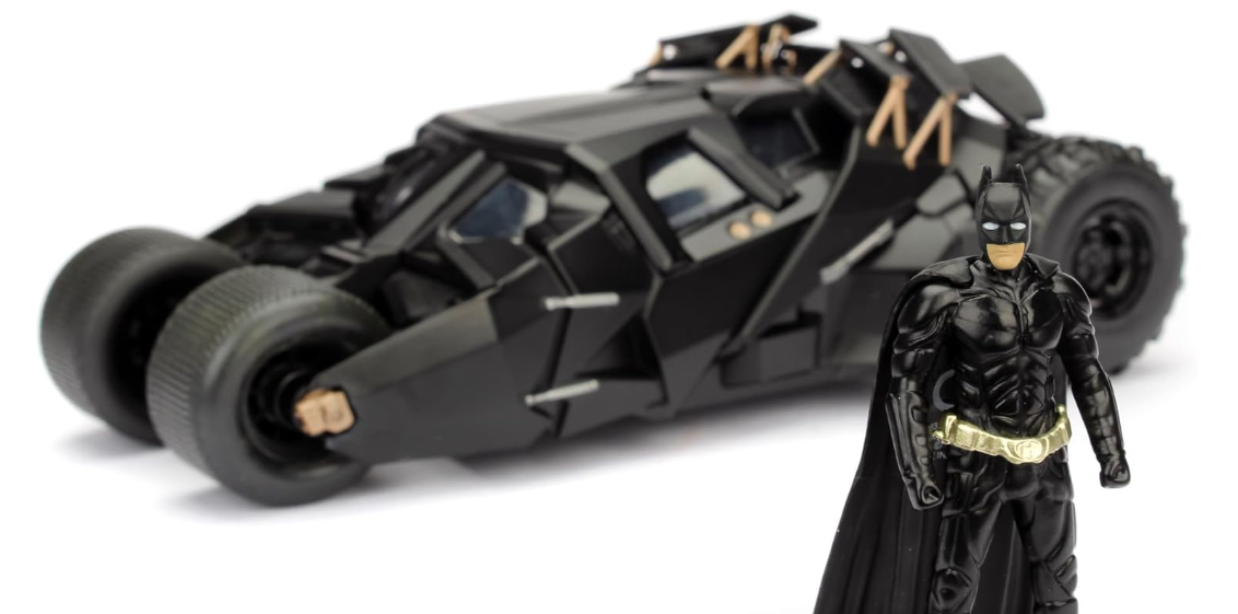 modellino auto scala 1/24 Batmobile con Batman della Jada modellini collezione