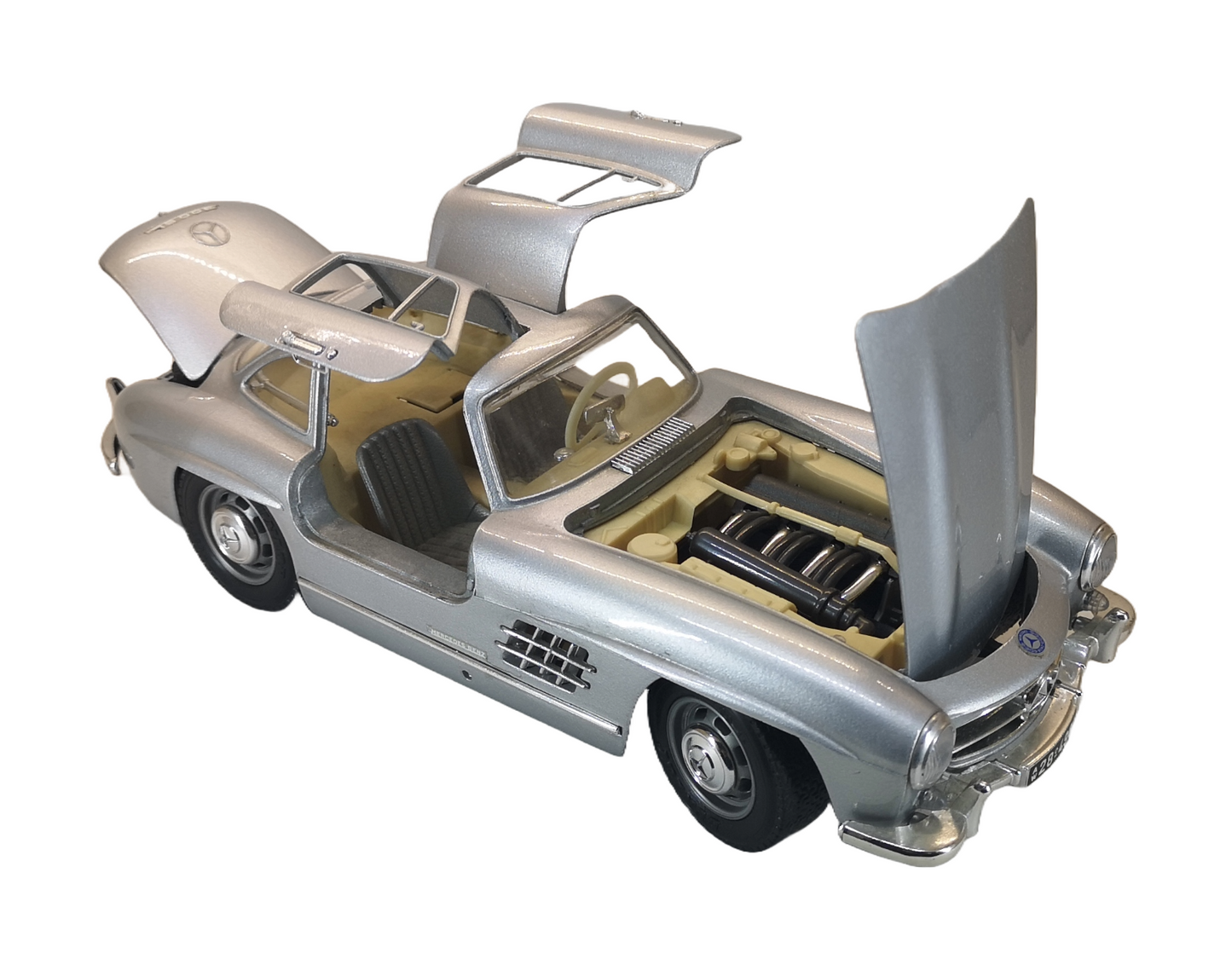 modellino auto 1:18 mercedes benz 300 sl del 1954 della burago made in italy (usato)