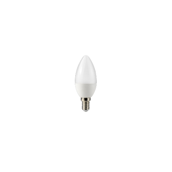 10PZ Lampadina LED CANDELA e14 6w A+ luce calda 3000k lampadine KIT 10 pezzi