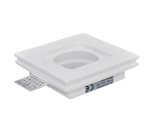 Portafaretto per cartongesso porta faretto in gesso verniciabile attacco GU10