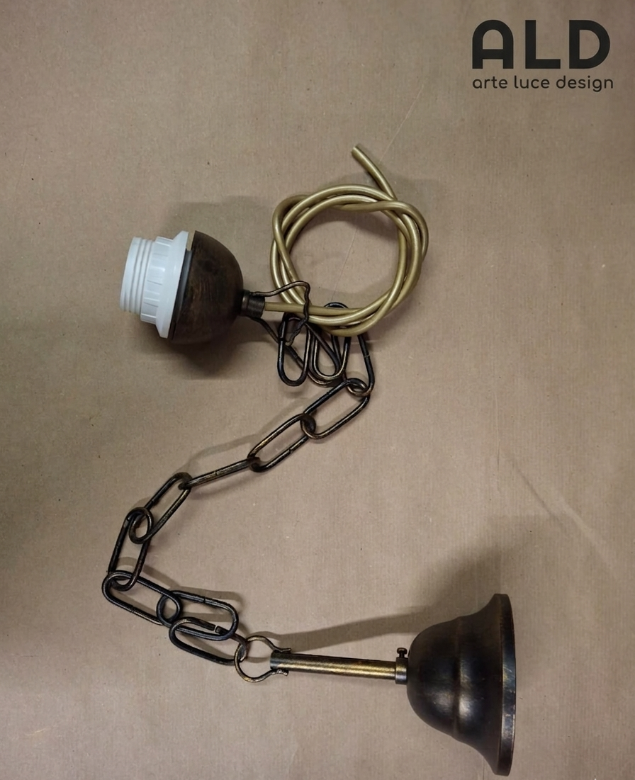 catena in metallo per sospensione classica ricambio lampadario porta lampada e27