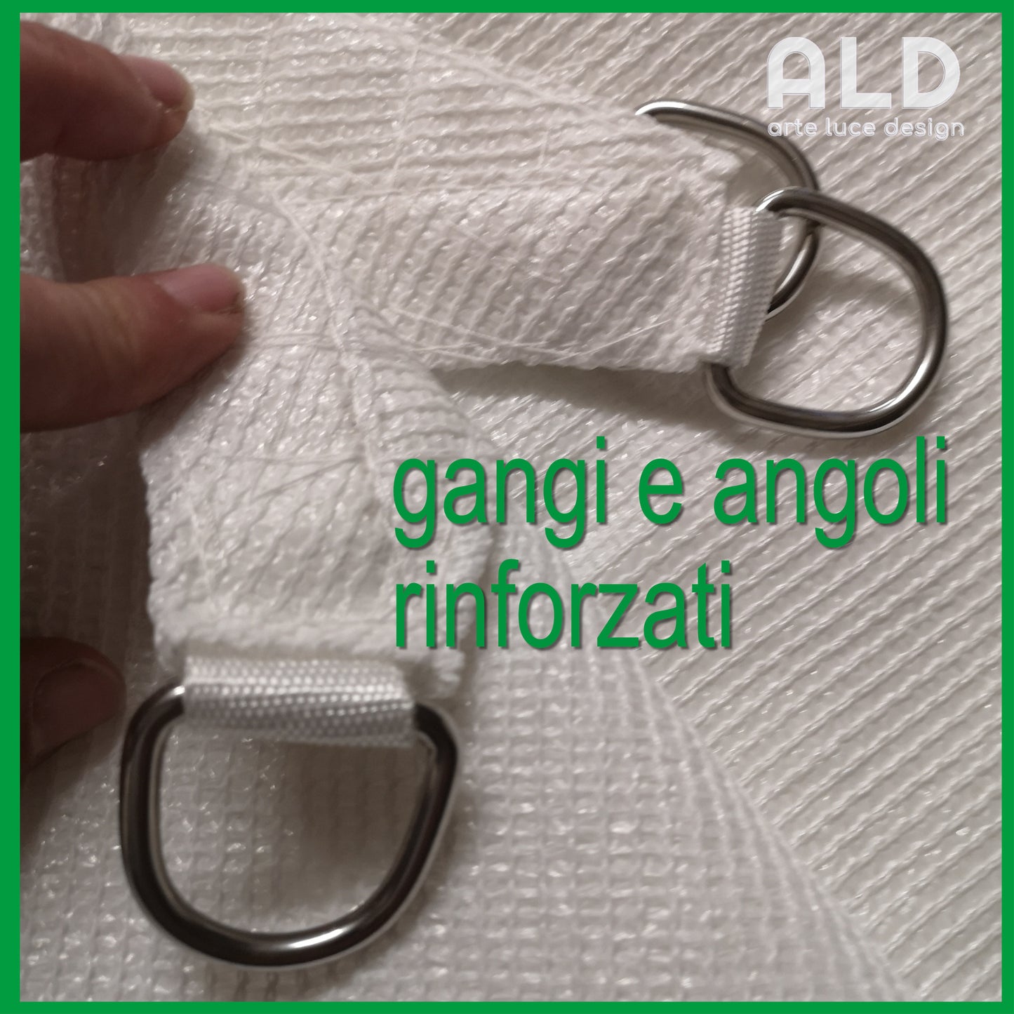 vela telo tenda ombreggiante rettangolare 3x4 metri bianco parasole da giardino