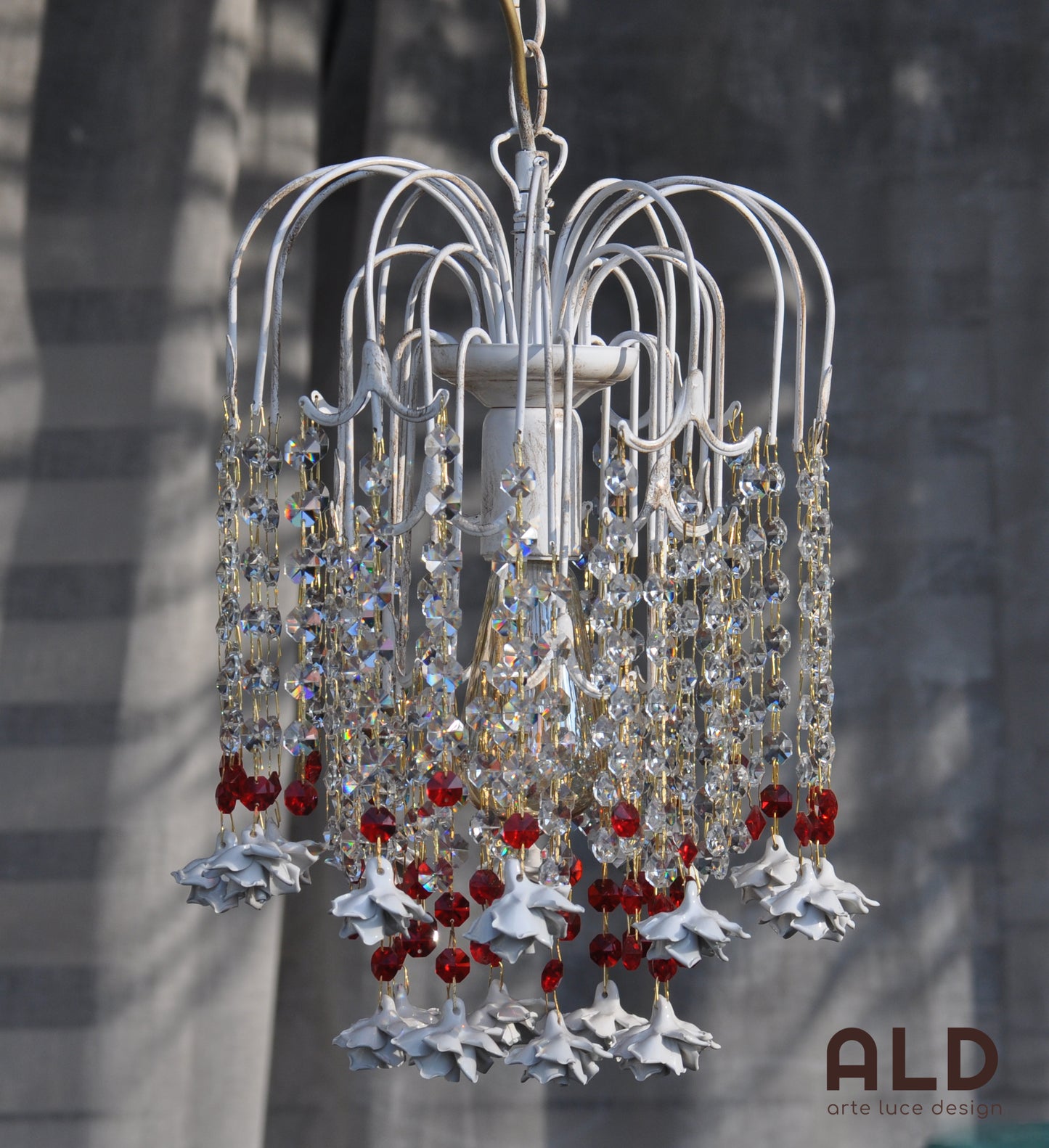 lampadario sospensione shabby chic da ingresso provenzale bagno cameretta e27 a