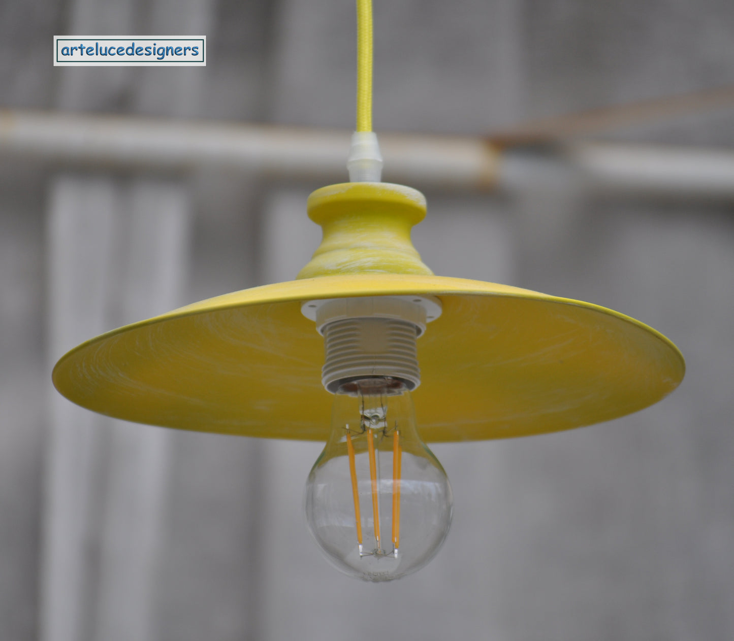 lampadario stile vintage in metallo per bagno cameretta ingresso 1 luce E27