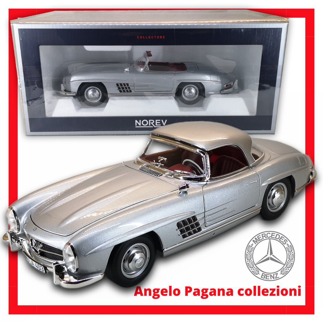 modellino auto Mercedes benz 300 sl roadster del 1957 della norev