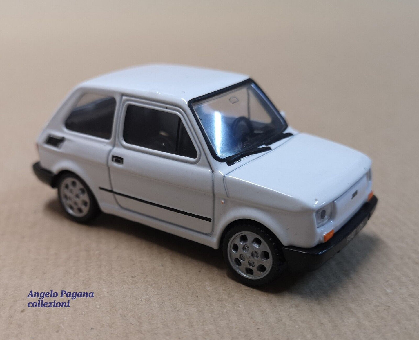 auto modellino 1:43 fiat 126 della welly nex modellini da collezione die cast bi