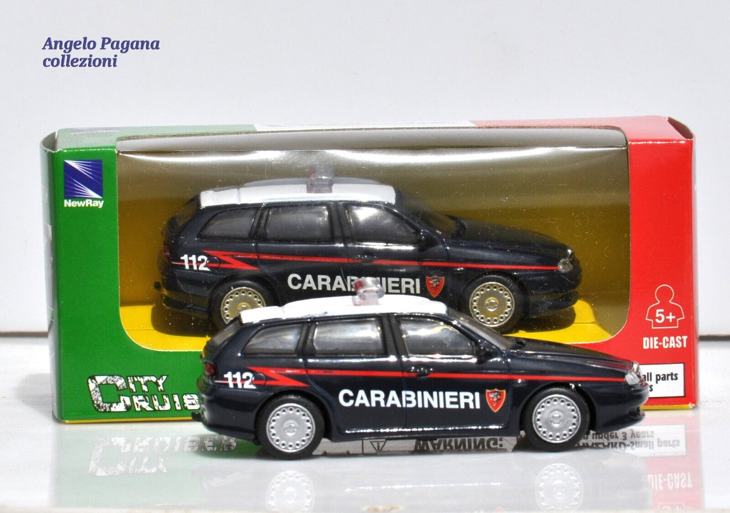 modellino auto 1:43 alfa romeo 156 sw sportwagon dei carabinieri modellini 1/43