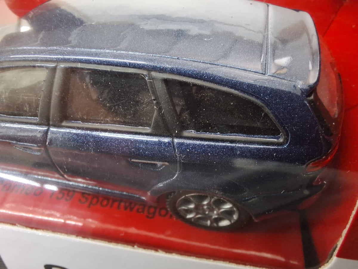 modellino auto scala 1/43 alfa romeo 159 sportwagon blu notte modellini  welly