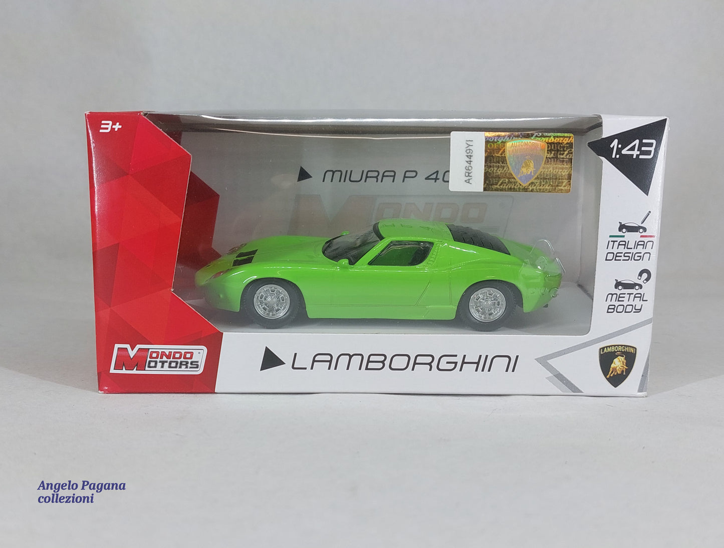 modellino auto scala 1:43 Lamborghini miura p 400 s modellini vintage sportive