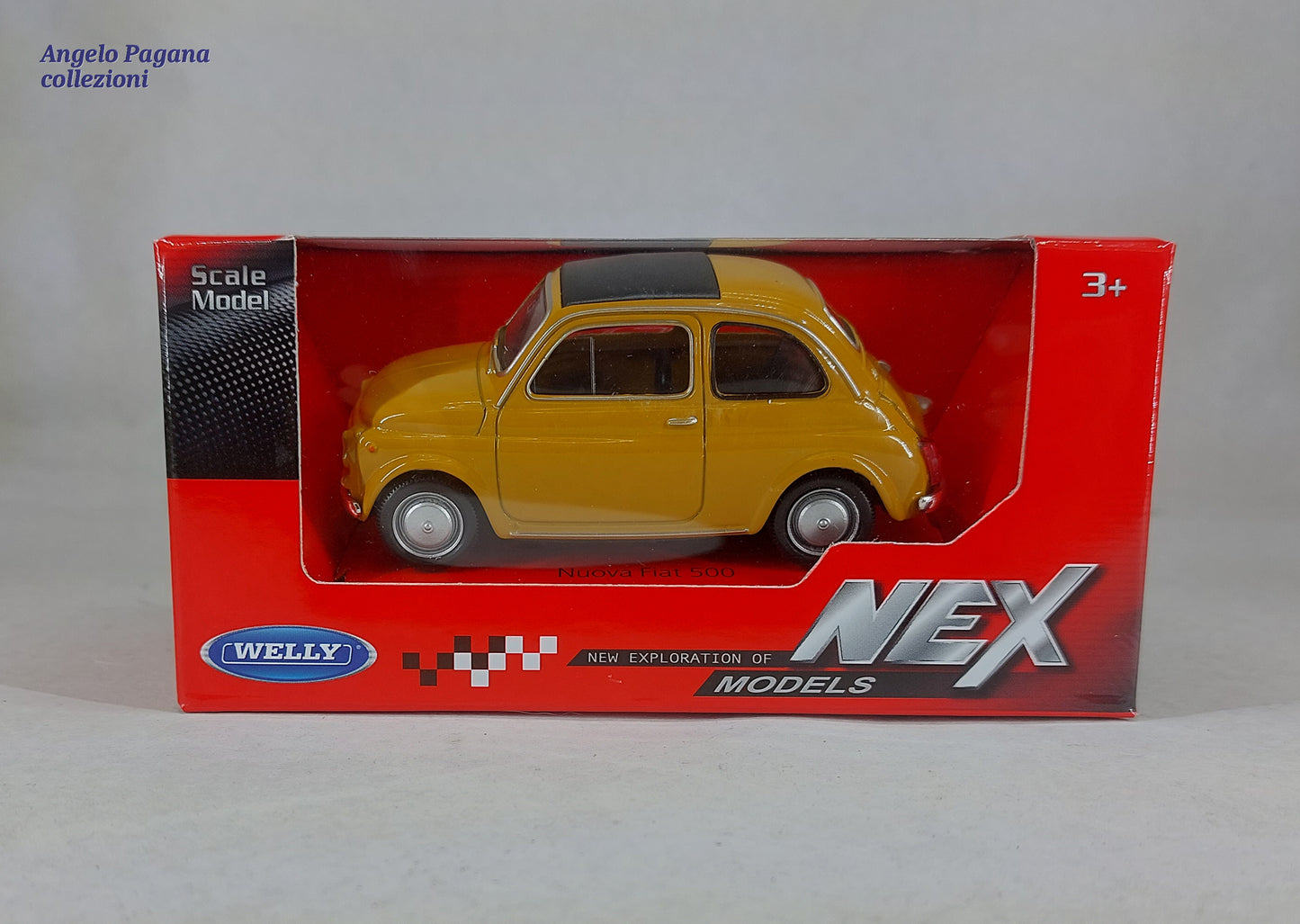 modellino auto scala 1/43 fiat 500 cinquecento modellini vintage della welly nex