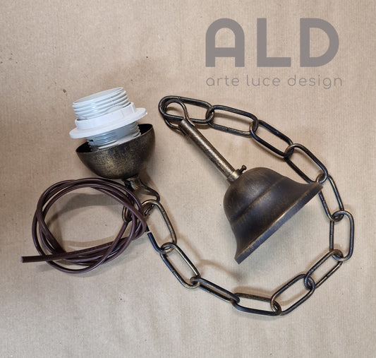 catena in metallo per sospensione classica ricambio lampadario porta lampada e27