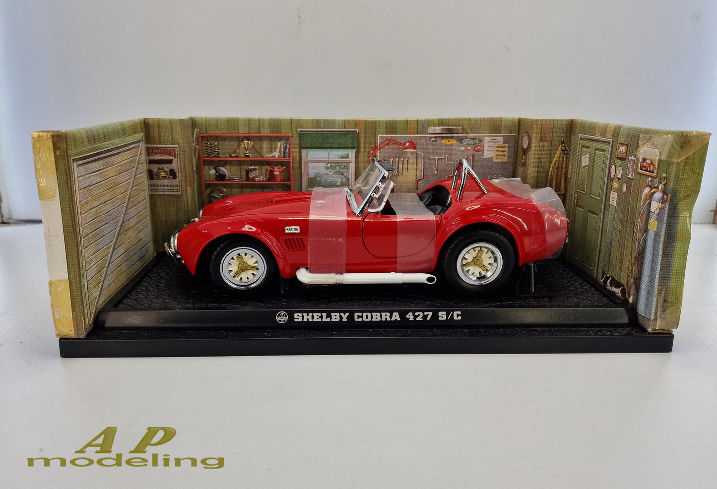 modellino auto scala 1/18 shelby cobra 427 s/c die cast kyosho ford obsoleto