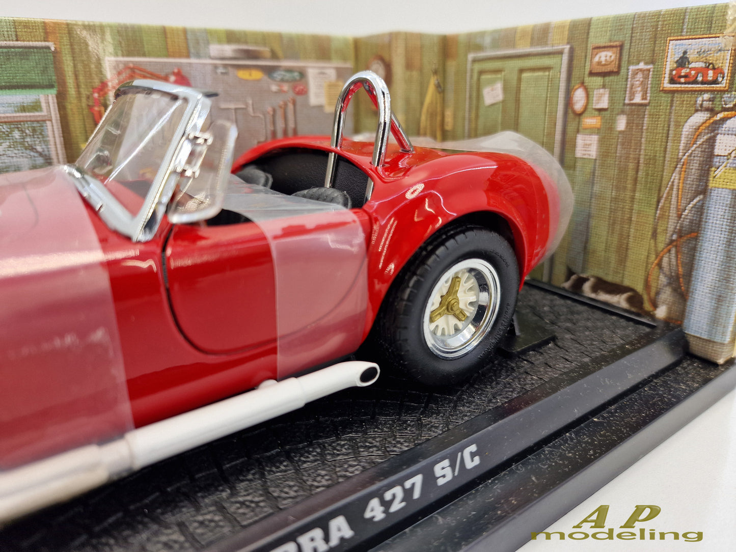 modellino auto scala 1/18 shelby cobra 427 s/c die cast kyosho ford obsoleto