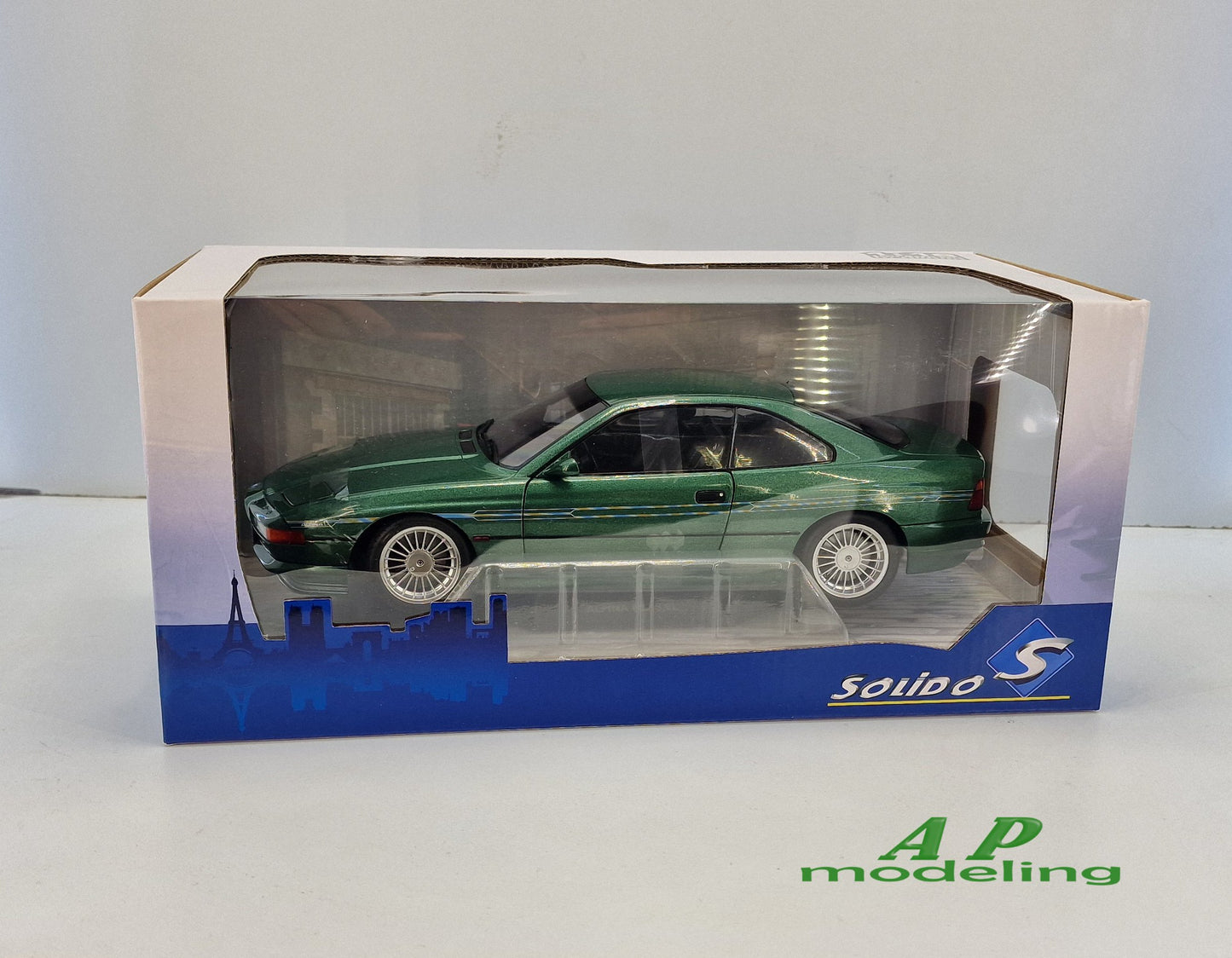 modellino auto scala 1/18 BMW 850 coupè Alpina B12 del 1990 modellini die cast