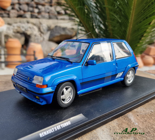 modellino auto scala 1/18 Renault 5 gt turbo MK2 modellini supercinque solido B