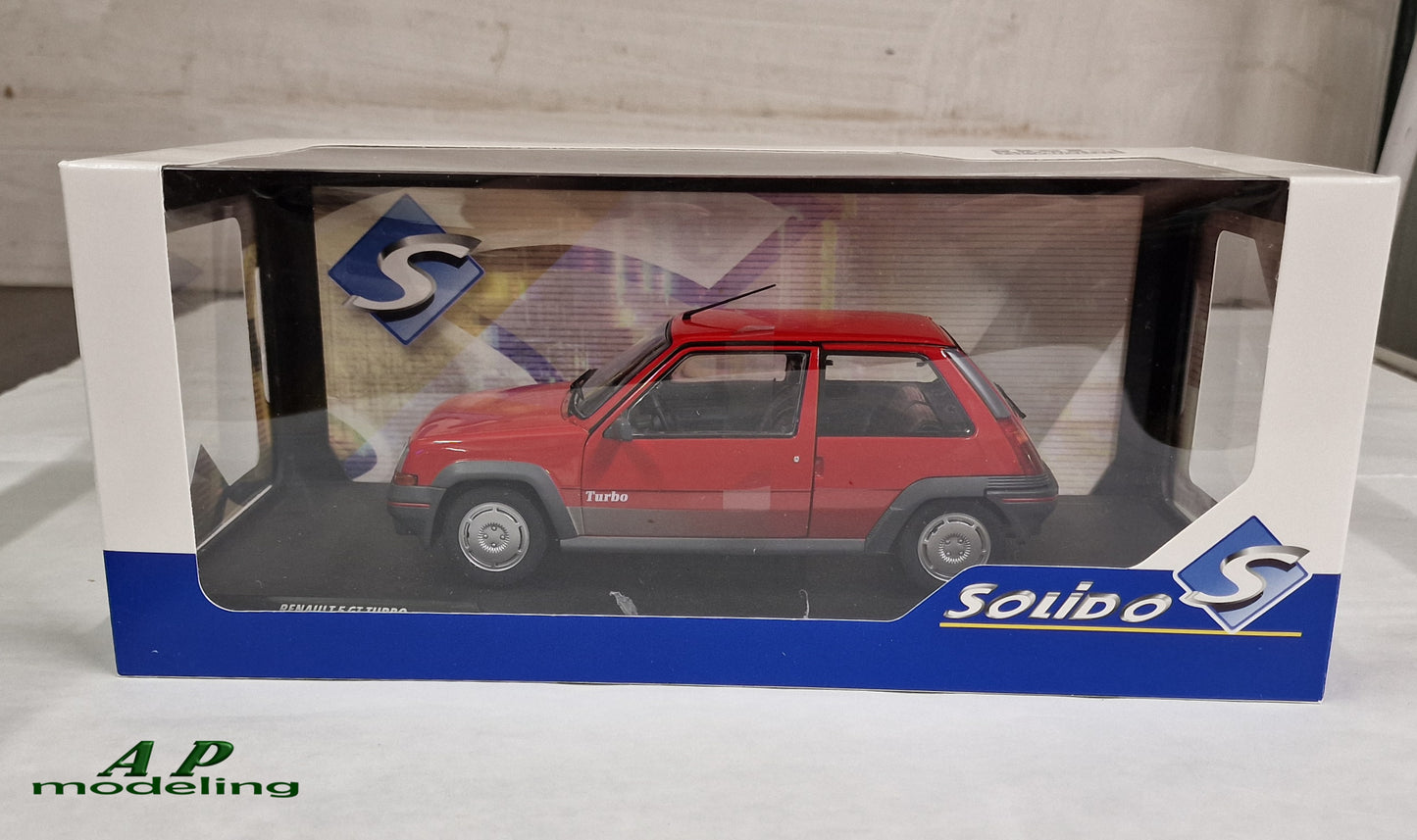 modellino auto scala 1/18 Renault 5 gt turbo MK1 modellini supercinque solido R