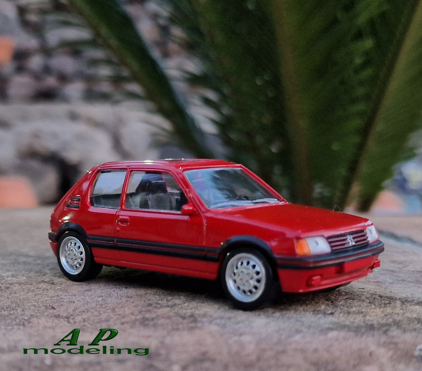 modellino auto 1:43 Peugeot 205 1.6 GTI macchinine da collezione della norev