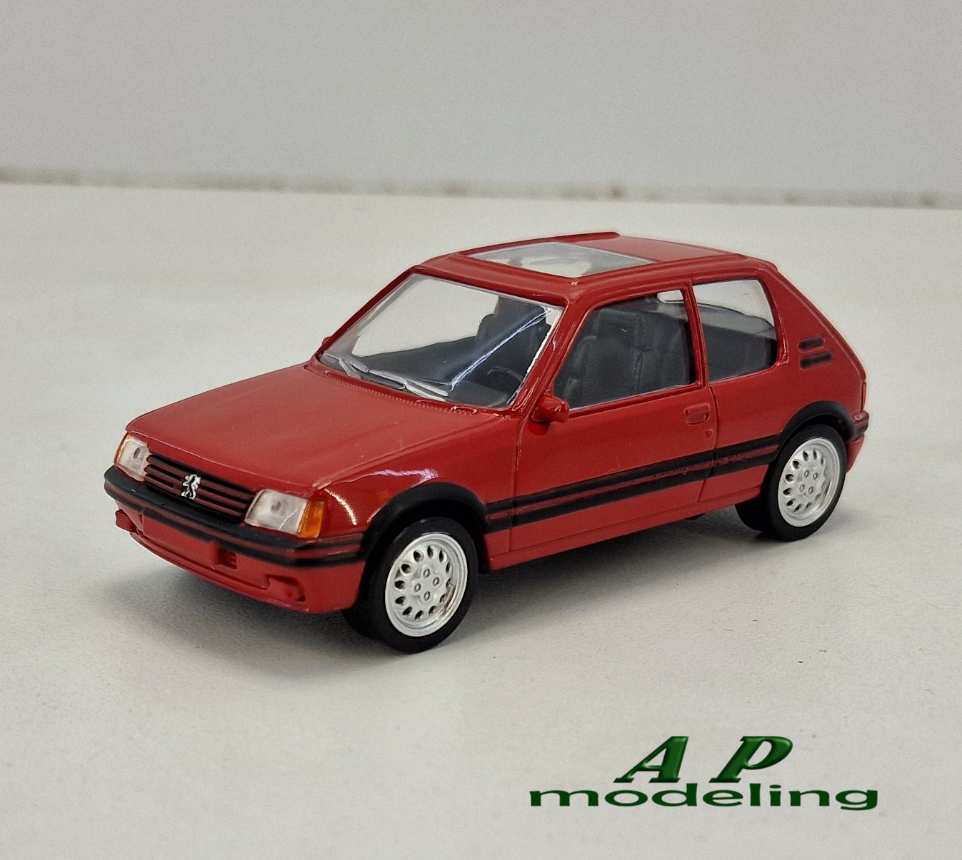 modellino auto 1:43 Peugeot 205 1.6 GTI macchinine da collezione della norev