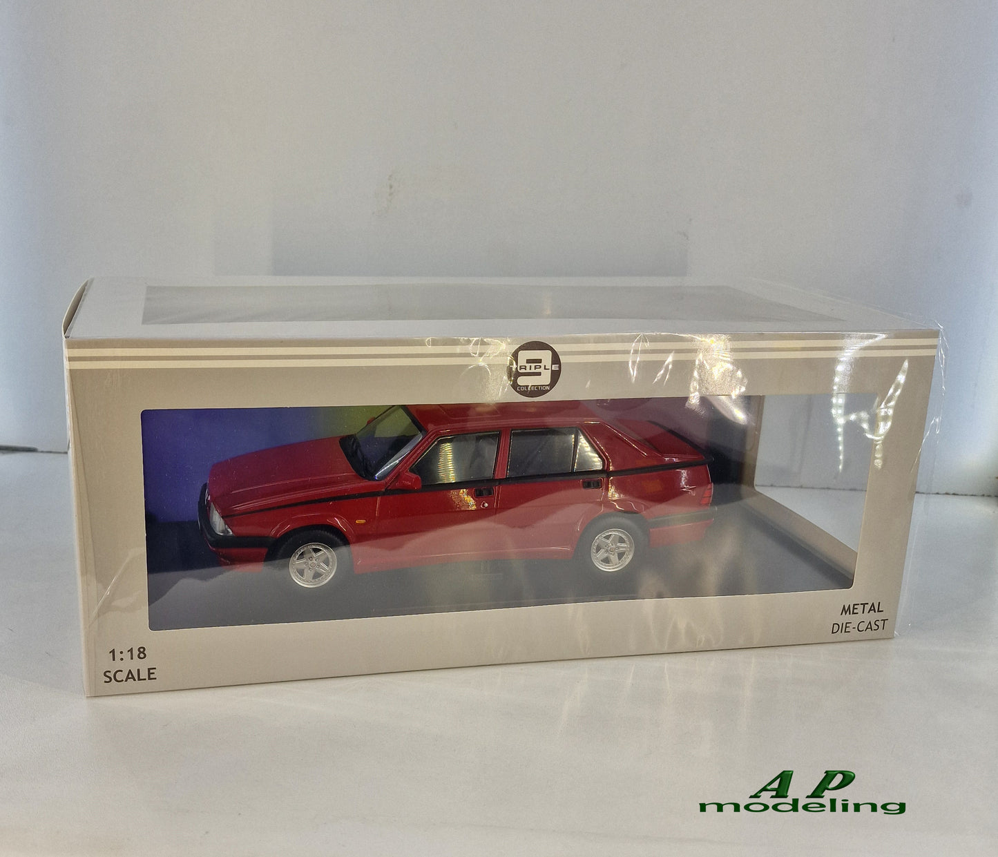 modellino auto scala 1/18 alfa romeo 75 modellini da collezione diecast