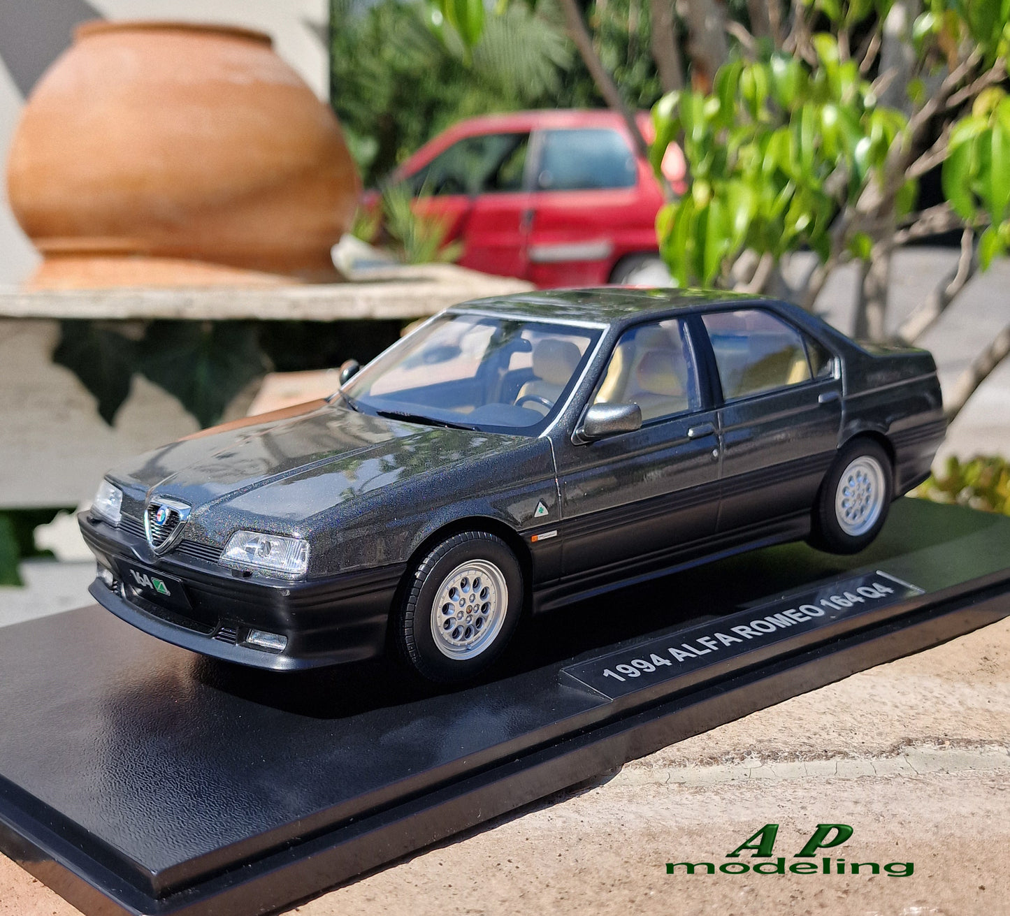 modellino auto scala 1/18 alfa romeo 164 Q4 del 1994 modellini diecast