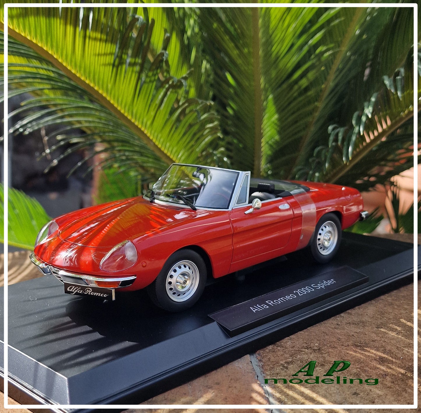 modellino auto 1:18 Alfa Romeo duetto 2000 spider del 1978 della Norev diecast L