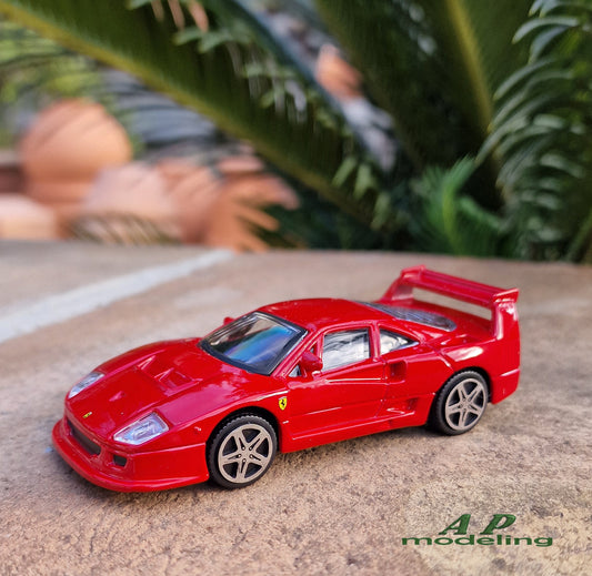 modellino auto scala 1/43 Ferrari f40 competizione modellini burago diecast