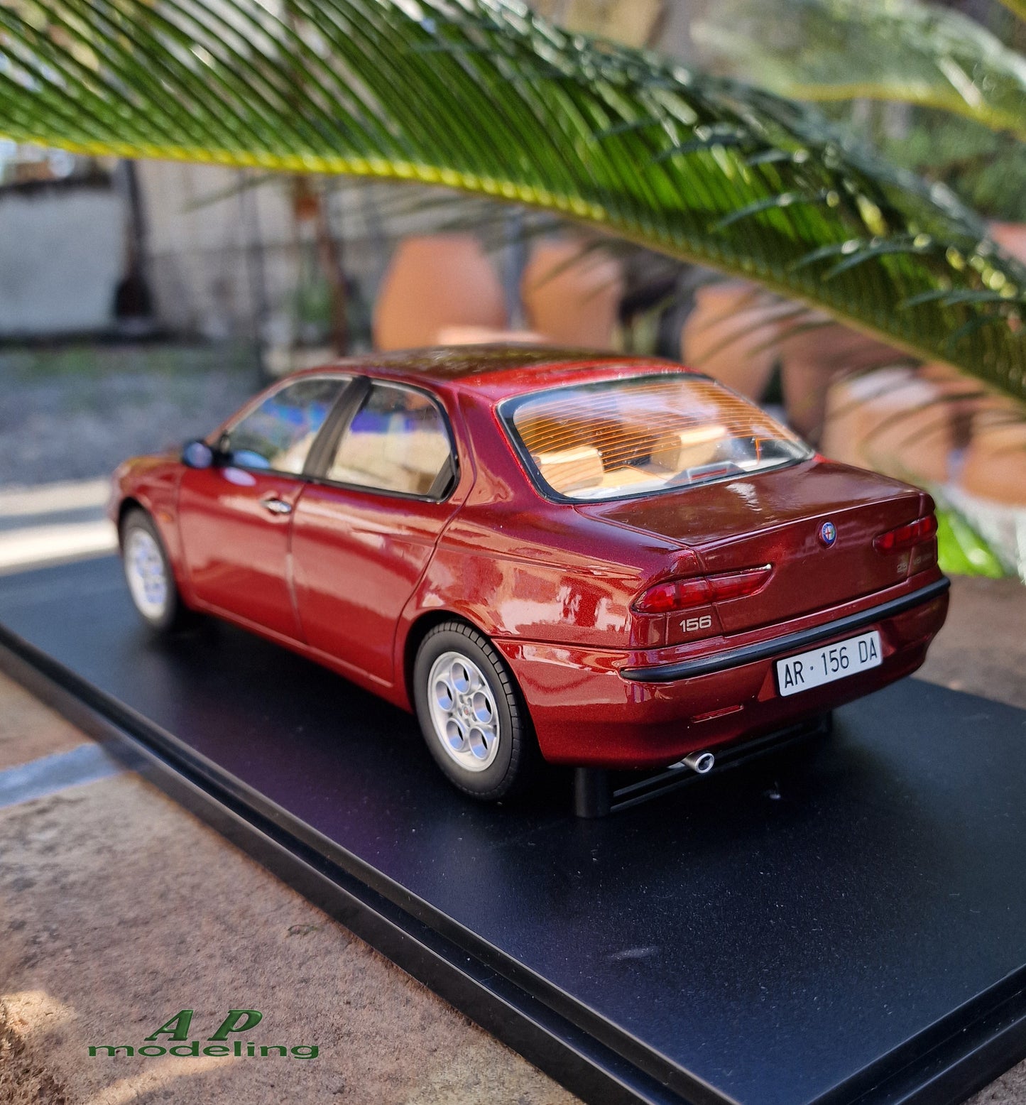 modellino auto scala 1/18 alfa romeo 156 2.5 V6 24V del 1997 modellini die cast