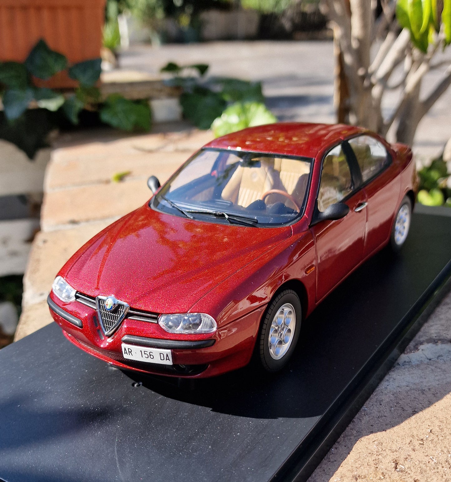 modellino auto scala 1/18 alfa romeo 156 2.5 V6 24V del 1997 modellini die cast