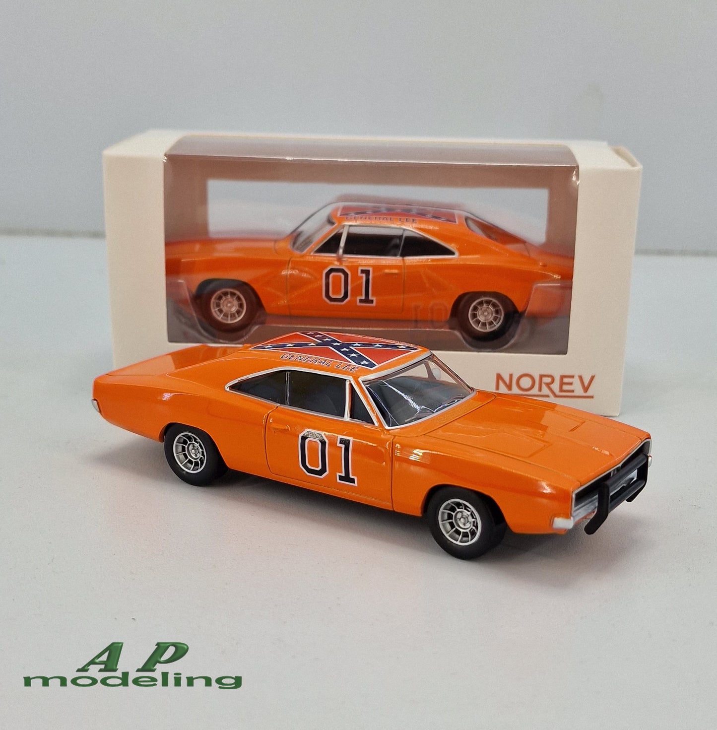 modellino auto scala 1/43 dodge charger generale lee modellini da collezione
