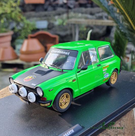 modellino auto scala 1/18 autobianchi a112 MK5 abarth modellini die cast solido