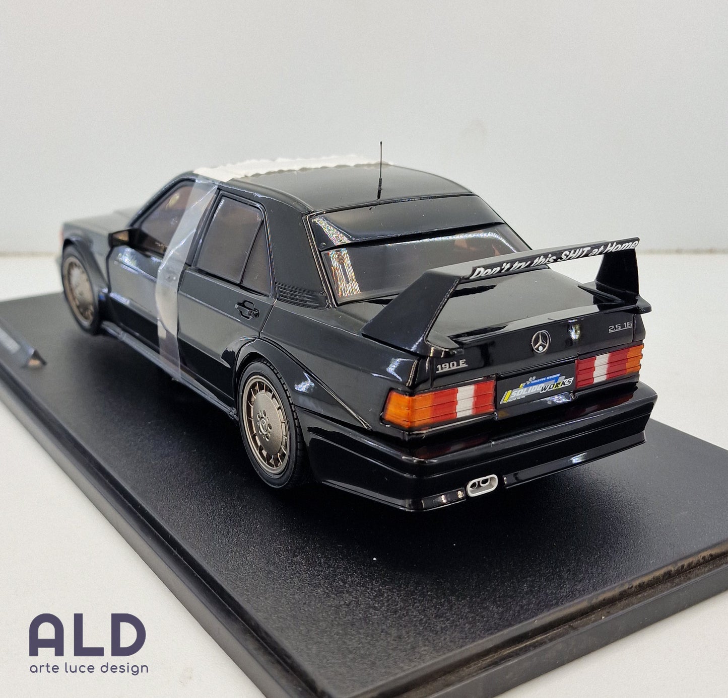 modellino auto scala 1/18 mercedes 190 evo 2 w201 modellini della solido