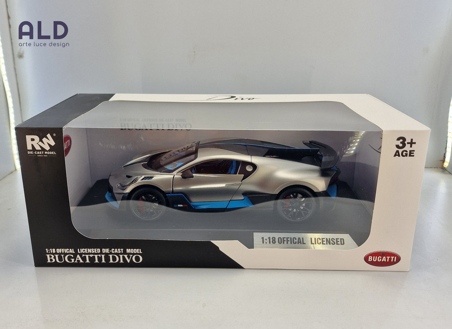modellino auto scala 1/18 bugatti divo modellini da collezione die cast