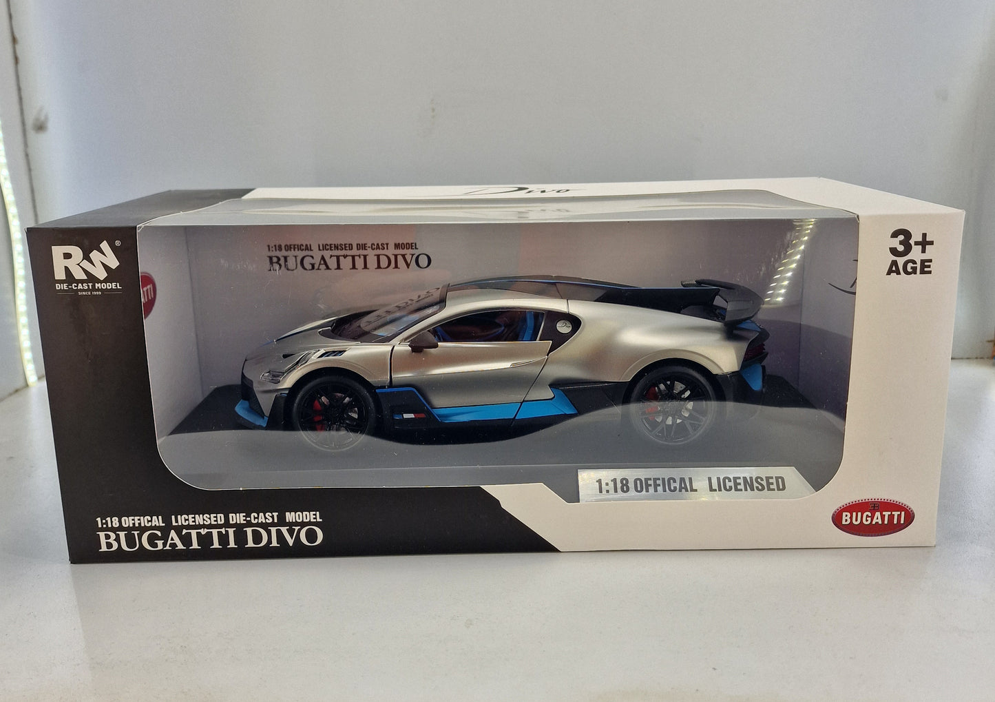 modellino auto scala 1/18 bugatti divo modellini da collezione die cast