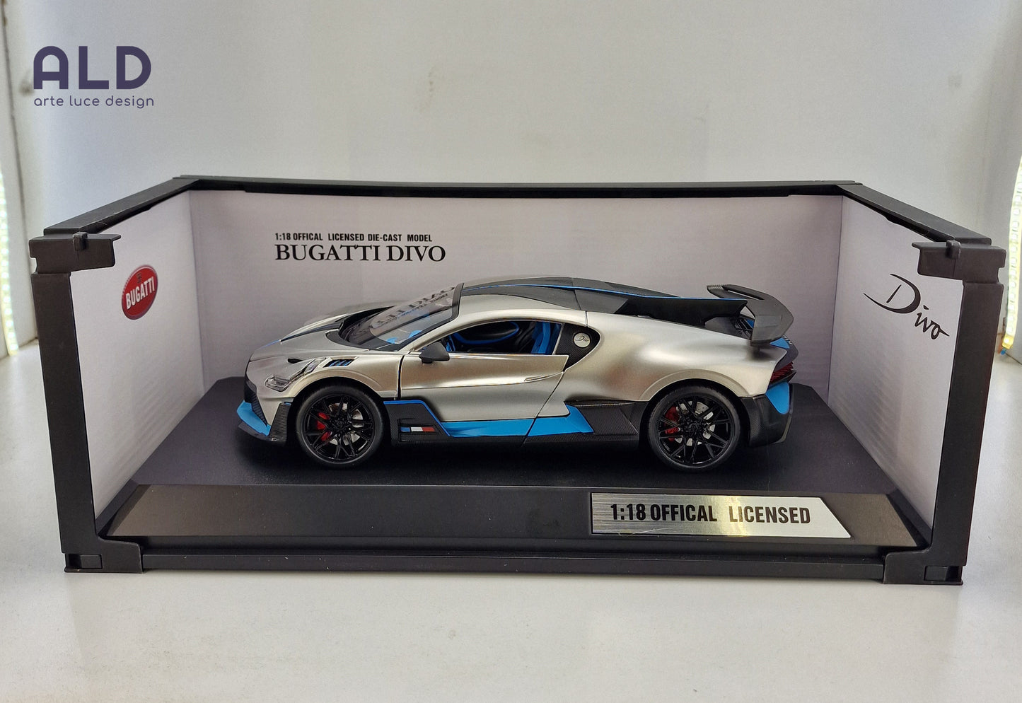 modellino auto scala 1/18 bugatti divo modellini da collezione die cast