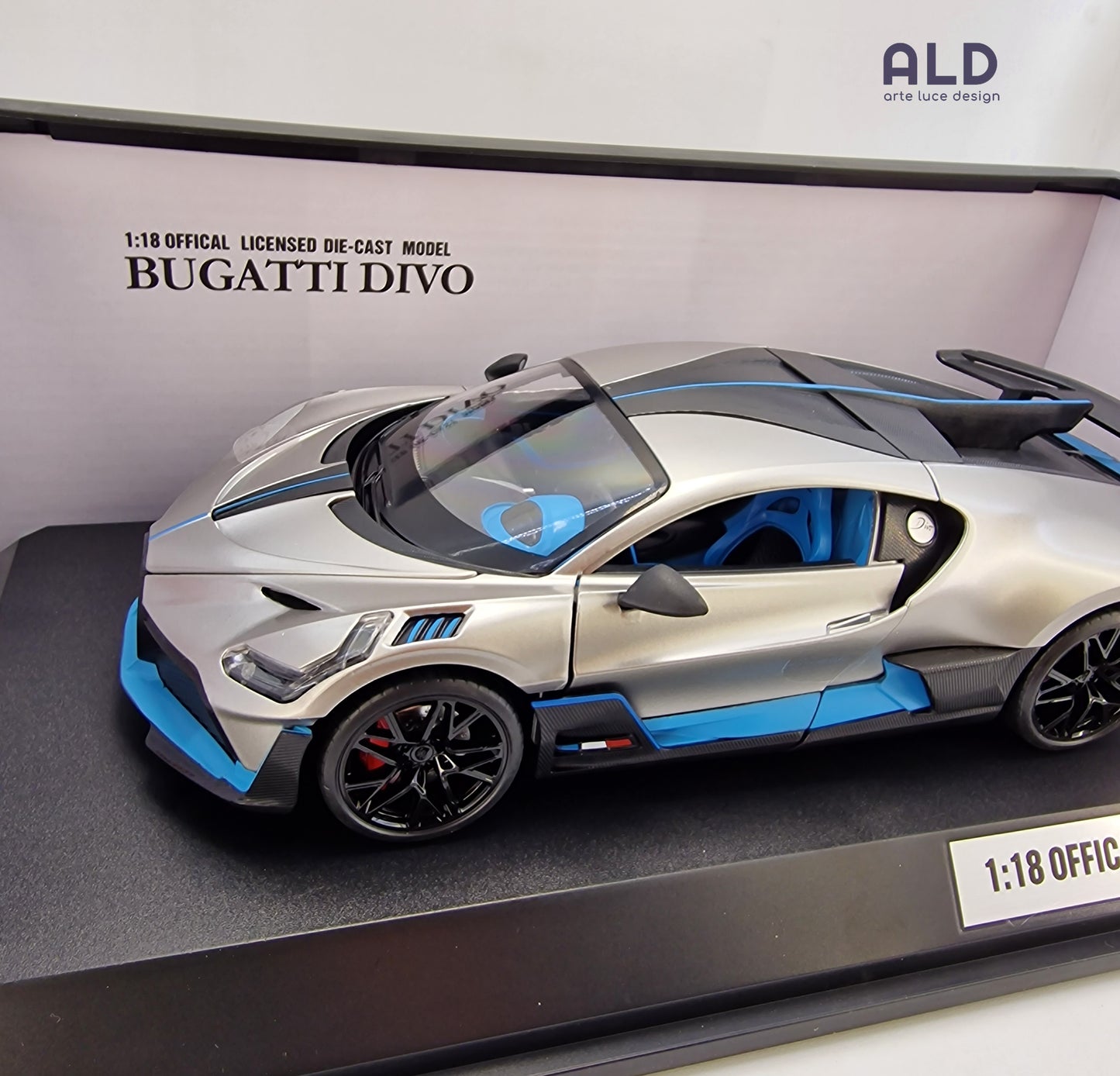 modellino auto scala 1/18 bugatti divo modellini da collezione die cast
