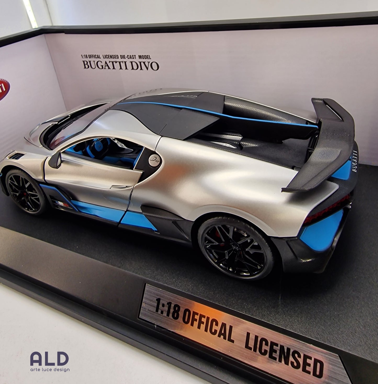 modellino auto scala 1/18 bugatti divo modellini da collezione die cast