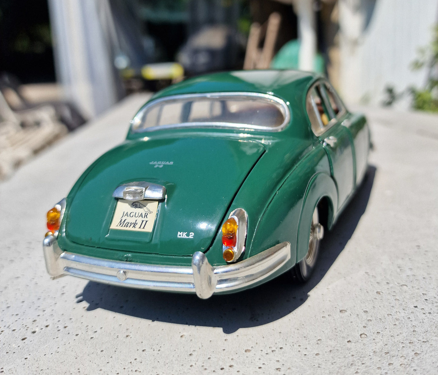 modellino auto scala 1/18 jaguar mack II del 1959 modellini da collezione maisto